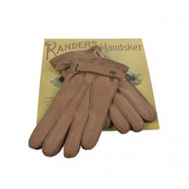 Herre skindhandske - Sandfarvet - Randers handsker
