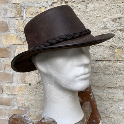 Byron cowboy hat - Håndlavet Australsk kvalitet - Freja skind